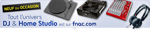 Retrouvez tout l'univers DJ et Home Studio sur Fnac.com