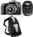 Pentax K 20 D + 18-55 mm + 50-200 mm + Crossoverbag + Pentax batterie Li-ion DL-150