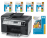 HP OfficeJet Pro L7590 + HP No 88 noir ( C9396AE ) + HP No 88 cyan ( C9391AE ) + HP No 88 magenta ( C9392AE ) + HP No 88 jaune ( C9393AE ) + Papier HP Q8691A et c�ble USB