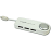 I-Rocks 4930 3+1 ports USB 2.0 Blanc