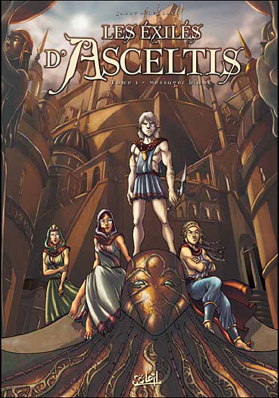 Couverture "Les Exilés d'Asceltis" tome 1