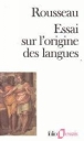 Essai sur l'origine des langues