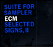 Selected signs 2 - Suite for sampler