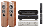 Denon DCD500AE noir + Denon TU1500 AE noir + Denon PMA-500AE argent + Focal Chorus 714 V Amati par paire