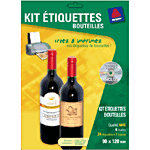 Papier Avery Kit �tiquettes bouteilles C9269-6F