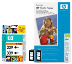 HP Bi-Pack No 339 ( C8767EE ) + papier photo Q5441A
