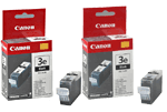 Canon BCI-3e N - Pack de 2 cartouches