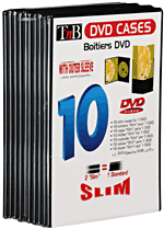 T'nB bo�tier DVD Slim x 10