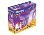 Memorex DVD+R 8,5 Go double couche x 5