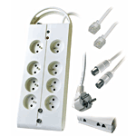 Fnac Parafoudre 8 prises secteurs + 3 RJ11 + antenne TV