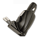 Zip-Linq Double adaptateur USB secteur/allume-cigare noir