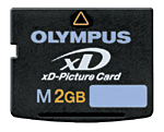 Olympus carte xD 2 Go type M
