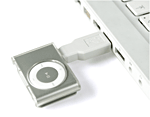 MCA Coque crystal transparente + connecteur USB pour iPod Shuffle
