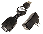 Zip-Linq kit alimentation USB + c�ble alimentation/transfert pour Sony � port WM