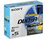 Sony DVD+R 4,7 Go x 5