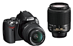 Nikon D40 Noir + 18-55 mm + 55-200 mm