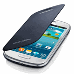 Samsung Funda FlipCover azul para Galaxy S3 mini