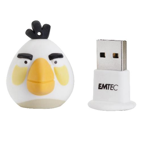 Emtec White Angry Bird 4 GB Pendrive