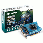 Gigabyte Gefoorce GT220 Overclockerd 1021 DDR3