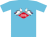 Camiseta Mod Two Scooters Sky - Talla L