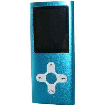 Baladeur Lecteur MP3/MP4 Bleu 8 Go Ecran 1,8 pouces Evolutif