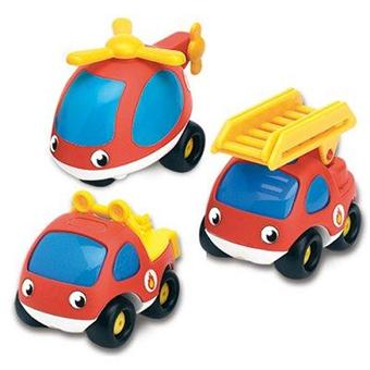 Smoby 3 Mini bolides Pompiers 211324 pas cher Achat / Vente Camions et