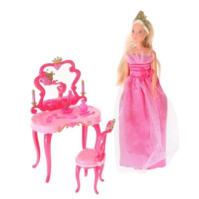 Steffi Love - Princesse avec coiffeuse et chaise pour 15