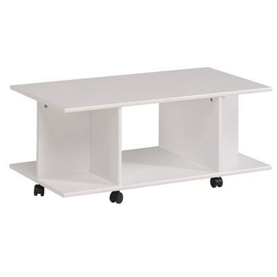 ESSENTIELLE Table basse Blanc 88 x 38 x 43 cm pour 91