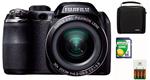 Pack Fnac : Fujifilm FinePix S4500 Noir + Housse + Carte SDHC 8 Go + Chargeur & 4 Piles rechargeables