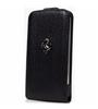 Ferrari Etui cuir pour iPhone 5 - Noir