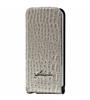Guess Etui Coque Effet Croco pour iPhone 5 - Beige