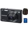 Fujifilm FinePix JX580 Noir + Etui  Noir + Carte SDHC 4 Go