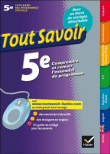 Tout savoir en 5ème
