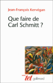 Que faire de Carl Schmitt ?