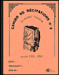 Cahier de récitations&nbsp;-&nbsp;Claude Taudin
