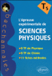 Epreuve expérimentale au baccalauréat de sciences physiques&nbsp;-&nbsp;Stéphanie Zenou