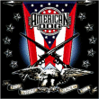 American Dog&nbsp;-&nbsp;Red white black and blue