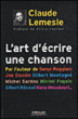 L'art d'écrire une chanson&nbsp;-&nbsp;Claude Lemesle