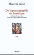 De la pornographie en Amérique