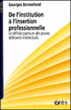 De l'institution à l'insertion&nbsp;-&nbsp;Georges Bonnefond