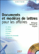 Documents et modèles de lettre pour l'entreprise&nbsp;-&nbsp;Collectif