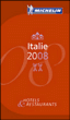 Le Guide Michelin Rouge Italie&nbsp;-&nbsp;Collectif Michelin