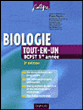 Biologie tout-en-un 1ère année BCPST&nbsp;-&nbsp;Pierre Peycru, Bernard Augere, Jean-Claude Baehr