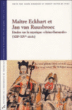 Maitre Eckhart et Jan Van Ruusbroec&nbsp;-&nbsp;Alain Dierkens, Benoît Beyer de Ryke