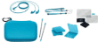 Pack Bigben Essentiel bleu pour Nintendo 3DS&nbsp;-&nbsp;Contient une sacoche de transport, une dragonne, un tour de cou, un stylet rétractable, 3 boites de rangement pour jeux Nintendo DS ainsi que des films de protections