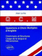 QCM questions à choix multiples d'anglais