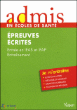 Entrée AS-AP, épreuves écrites - entraînement&nbsp;-&nbsp;Collectif