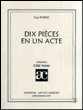 Dix pièces en un acte&nbsp;-&nbsp;Guy Foissy