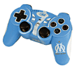 Manette sans fil Olympique de Marseille Talismoon pour PS3&nbsp;-&nbsp;Manette sans fil 2.4 Ghz via dongle USB (inclus), fonctions Six-Axis, mode turbo, bouton L2 et R2 progressifs, grips latéraux