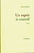 Un esprit si craintif&nbsp;-&nbsp;Jean Borie